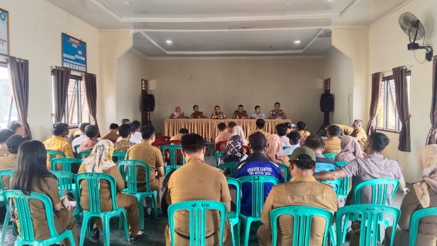 Sosialisasi dan Evaluasi Program Pemutihan Pajak Kendaraan Bermotor (PKB) Kecamatan Banjar Agung dan Banjar Margo